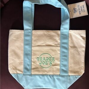 Trader Joe’s mini Tote Bags - blue
